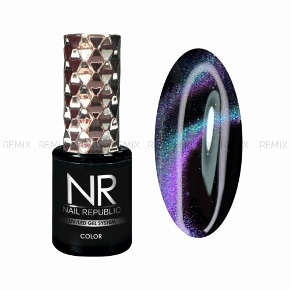 NR Гель-лак CAT-22 3D, Green-lilac (10 мл)