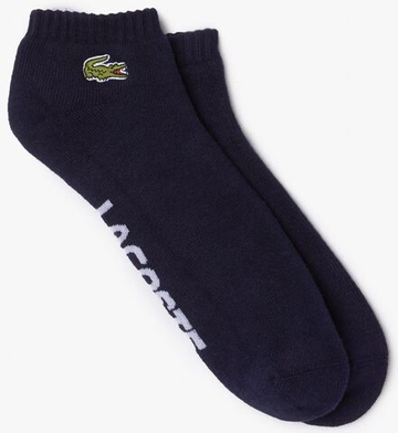 Теннисные носки Lacoste SPORT Branded Stretch Cotton Low-Cut Socks 1P - небесный