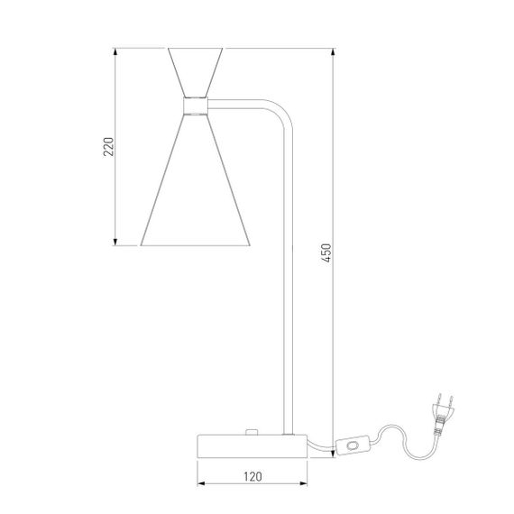 Настольная лампа Bogates Glustin 01109/1