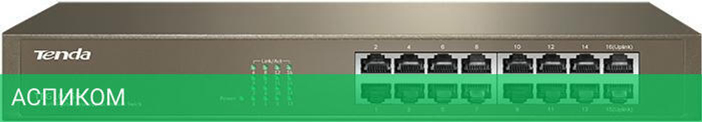 Коммутатор Tenda TEG1016D