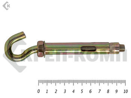 Анкер с крюком м10 14х100 (5шт)