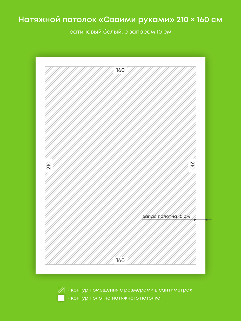 Натяжные потолки 1.6 м2, 3.4 м2