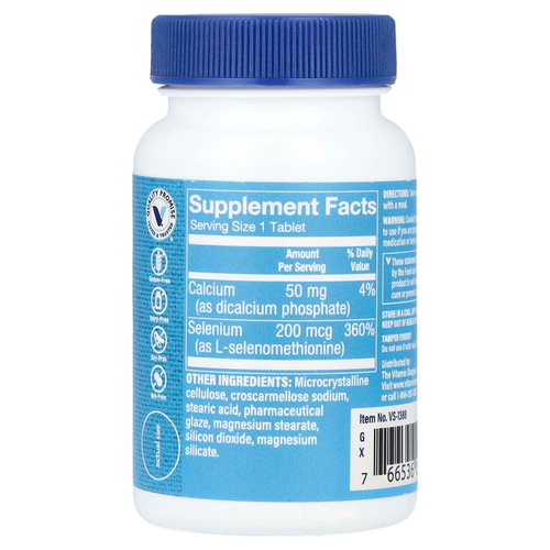 The Vitamin Shoppe, Селен, 100 таблеток