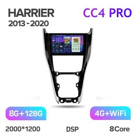 Teyes CC4 Pro 10.2" для Toyota Harrier 2013-2020