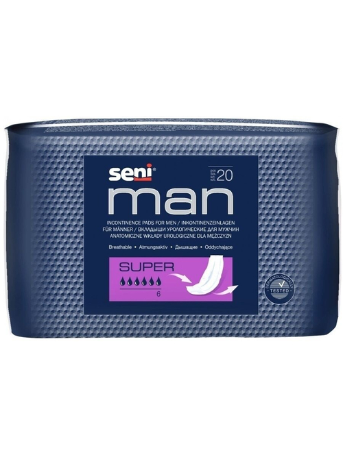 Прокладки урологические Seni man Super 10 шт.