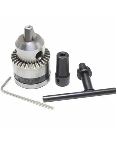 Сверлильный патрон ключевой 0.6-6мм B10 конус на вал ф5 мм