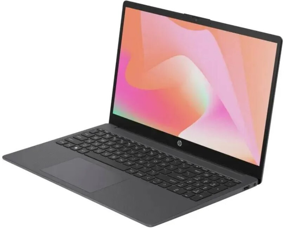 Ноутбук  HP 15-fc008nia 15.6 ", Ryzen 7, 8 Гб RAM, 512 Гб SSD, Radeon Graphics, Серый