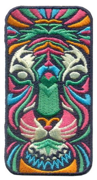 Нашивка Тигр маска ацтеков