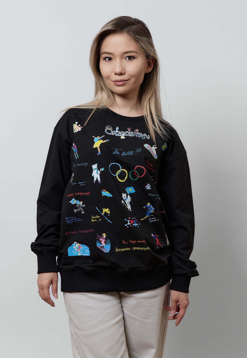 Свитшот OLYMPIC CHILD BLACK