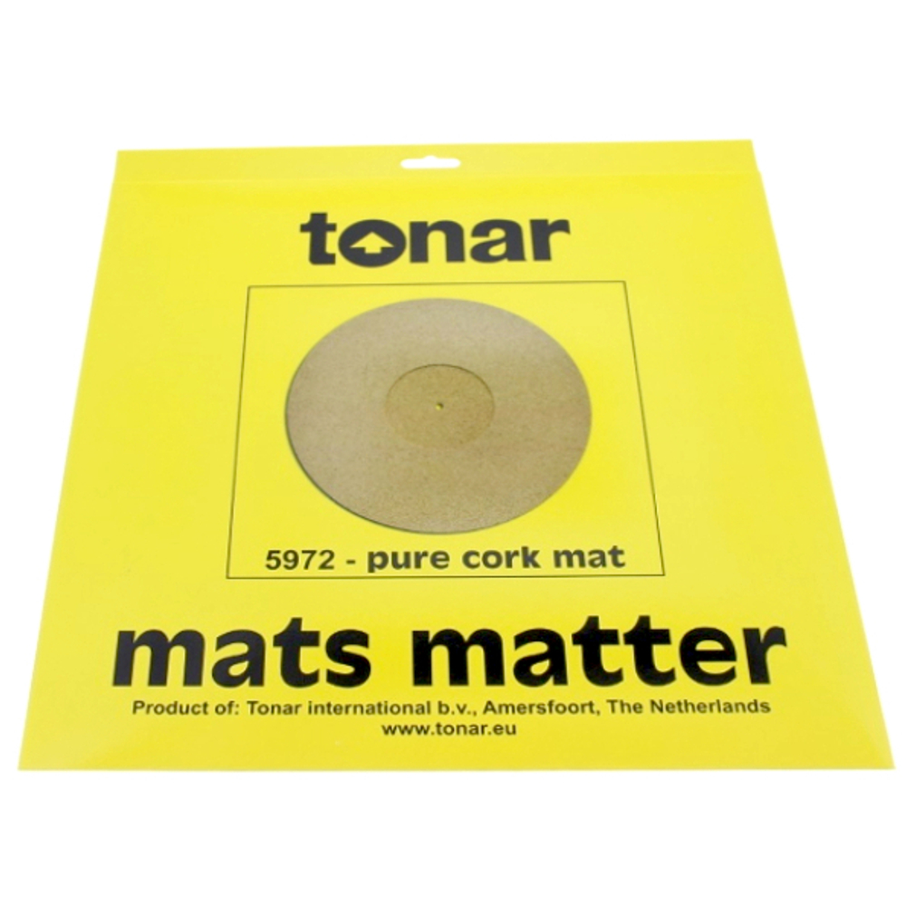 Слипмат Для Проигрывателя Виниловых Пластинок (Tonar Pure Cork Mat 5972)