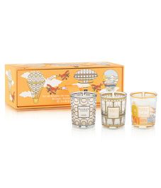 Brussels-Roma-Saint Tropez, набор свечей trio travel, Baobab Collection