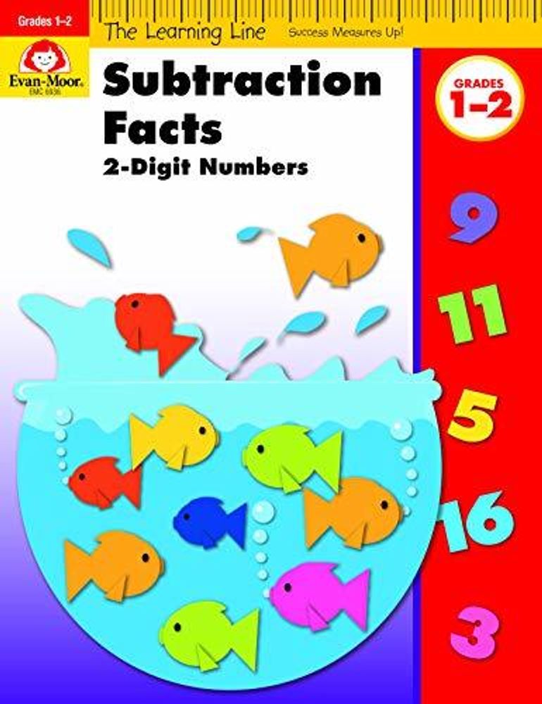 Learning Line Workbook: Subtraction Facts, Grades 1-2