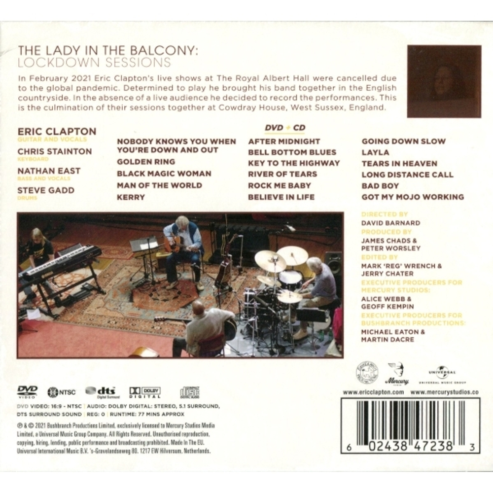 Eric Clapton / The Lady In The Balcony: Lockdown Sessions (CD+DVD)