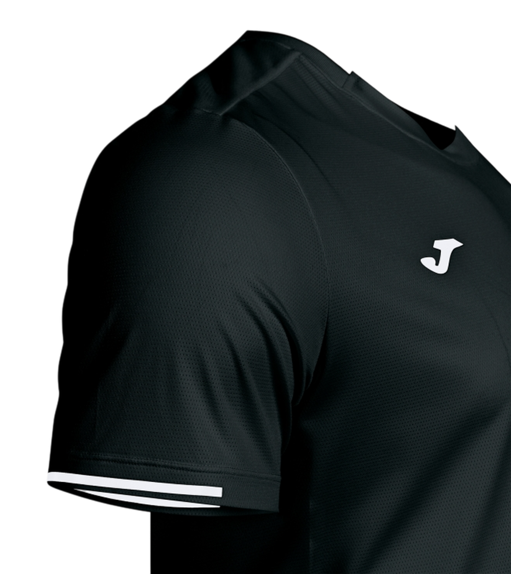 Мужская теннисная футболка Joma Torneo Short Sleeve - black