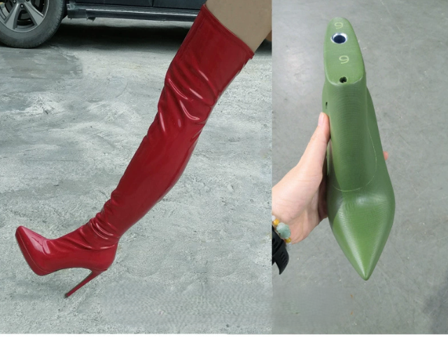 Колодки для изготовления женской обуви арт. W196 высота каблука 10.5 см