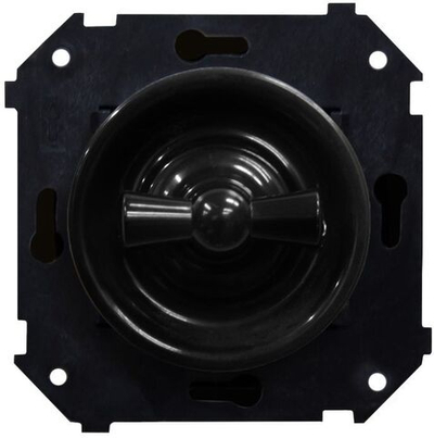 Выключатель 1-кл. (скрытый монтаж), Черный B3-200-23