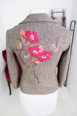 Жакет Sultanna Frantsuzova с вышивкой, маркировка S, визуально на 44 размер