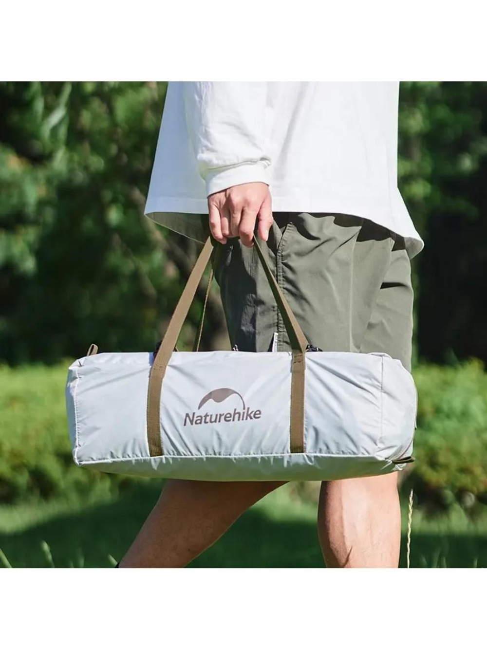 Палатка Naturehike Yunchuan-Pro 4 Seasons CNK2300ZP024 трехместная сверхлегкая коричневый