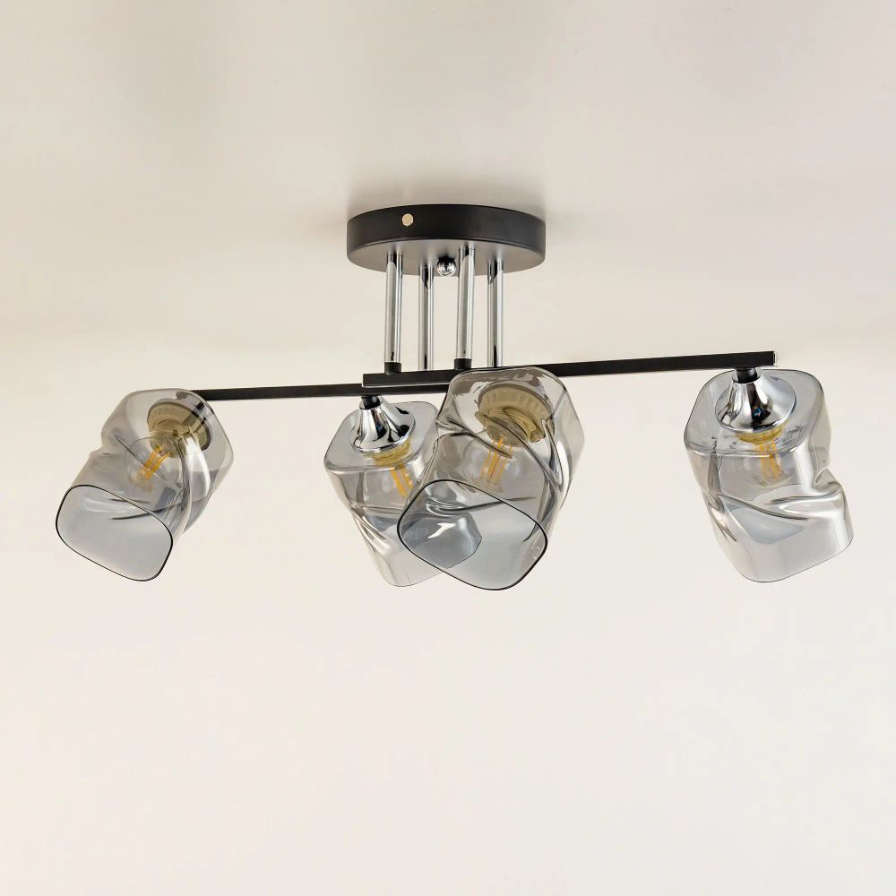 Citilux Клаус CL134145 Люстра потолочная Чёрная