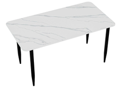 Стол Uni-Form-S2.2B SBlack/White Matt Marble