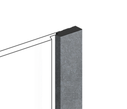 Финишный молдинг декорированный HiWood, 270x3,1 см