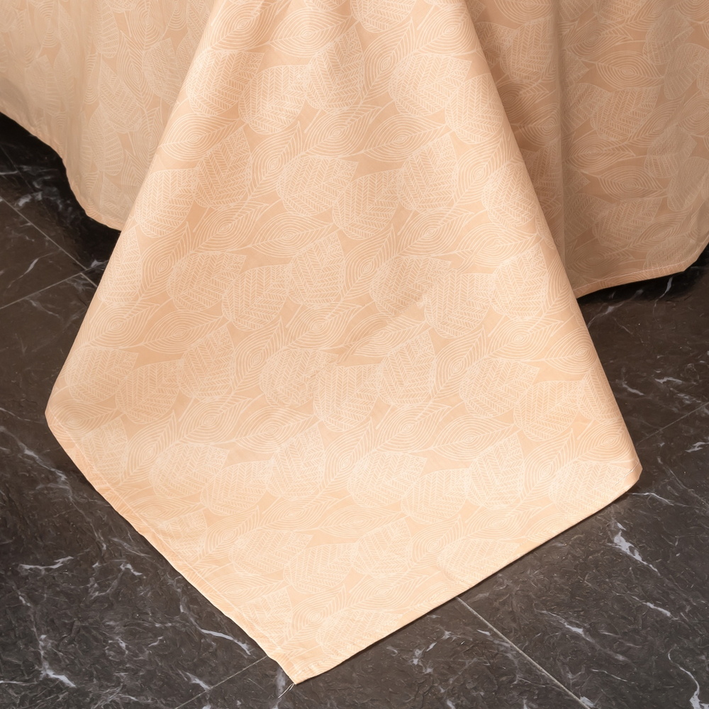 Комплект постельного белья Делюкс Сатин 100% хлопок на резинке LR458