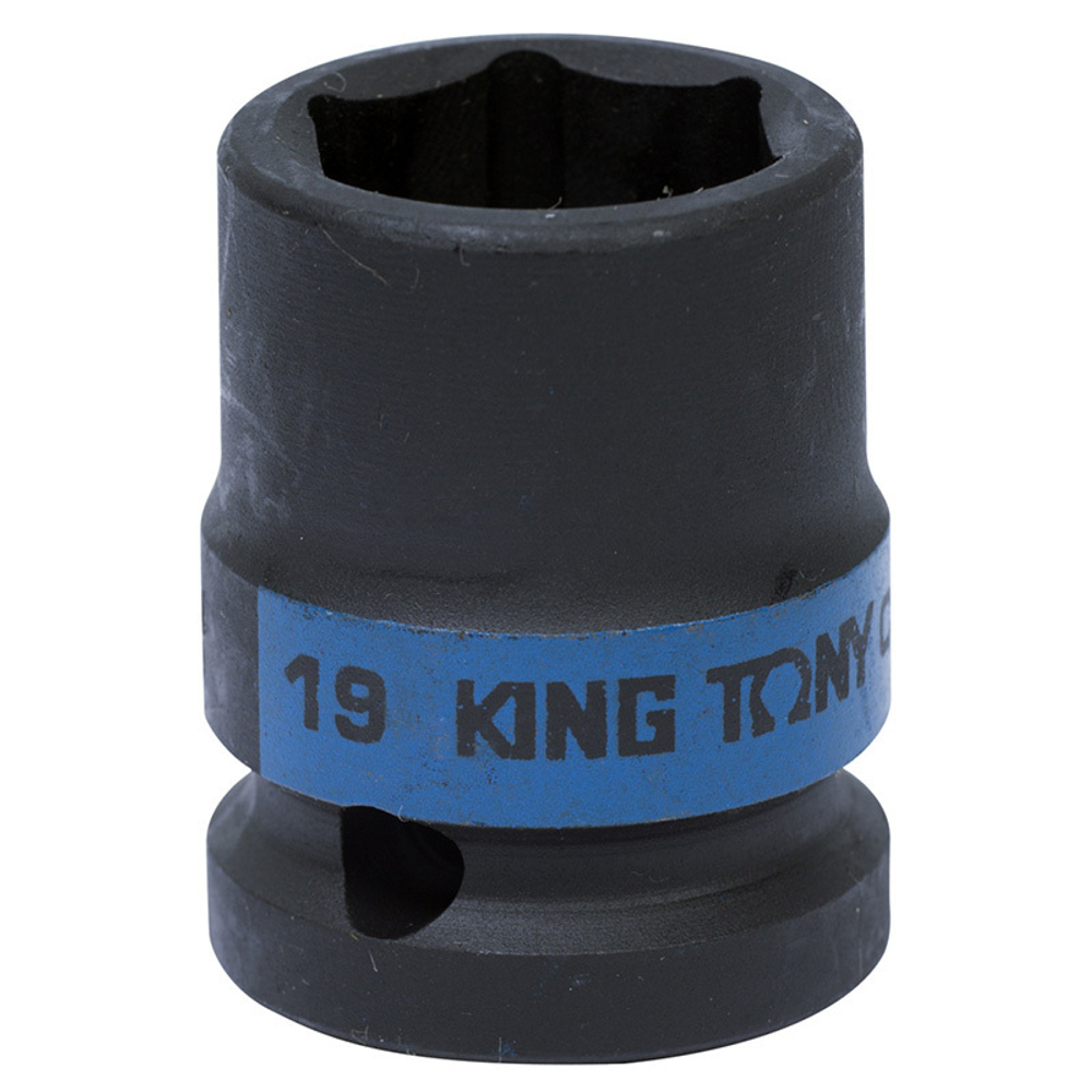 Головка торцевая ударная шестигранная 1/2&quot;, 19 мм KING TONY 453519M