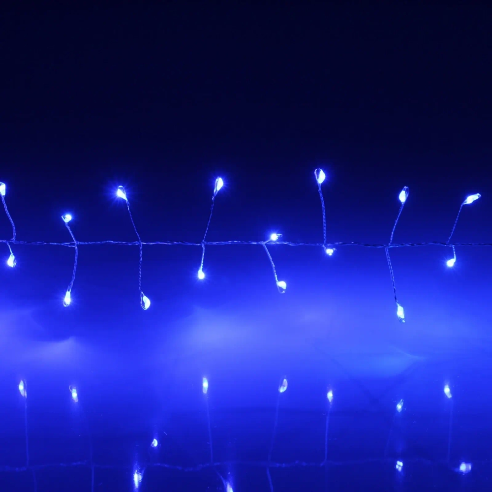 Гирлянда для дома 2,0 м 150 ламп LED «Мишура», IP-40, Синий