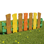 Забор уличный из экопластика 2, секция 1490х600 мм