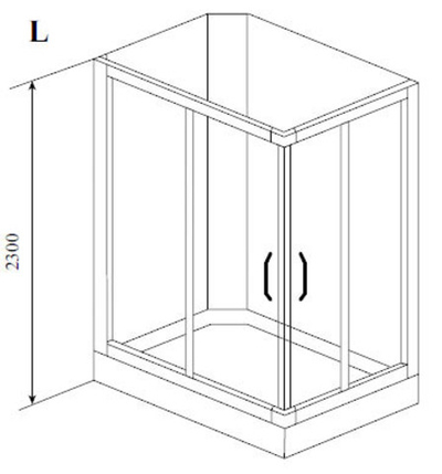 Душевая кабина Timo TL-1504 L