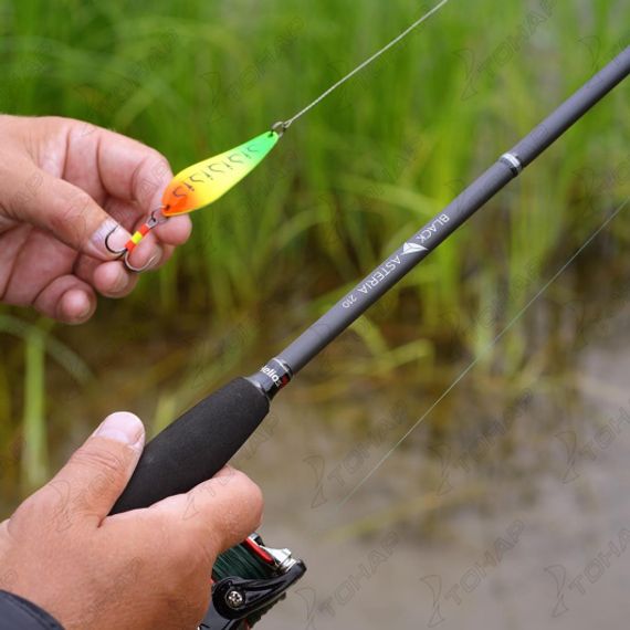 Удилище спиннинговое Black Asteria 210M, 2.1m, 2sec., 10-30g  Helios (HS-BA-210M)