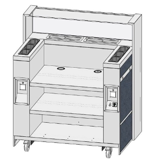 Мобильная кулинарная станция REFETTORIO RCB22NA Мобикус