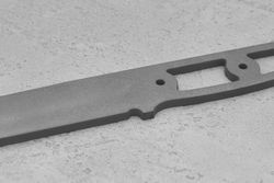 Заготовка для ножа, сталь AUS10Co 3,6мм. Модель "Бушкрафт-I" с клинком 115мм, ТО 61-62HRC