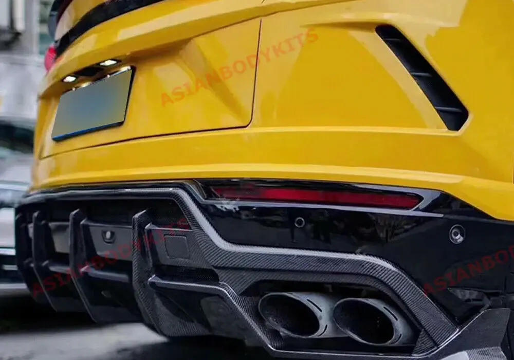 Карбоновый диффузор заднего бампера для Lamborghini Urus 2018+ Ламборгини Урус