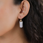 Серьги Nature Bijoux, Okawa, с деревом роблес и перламутром, NB26.1-12-90596 (серый)