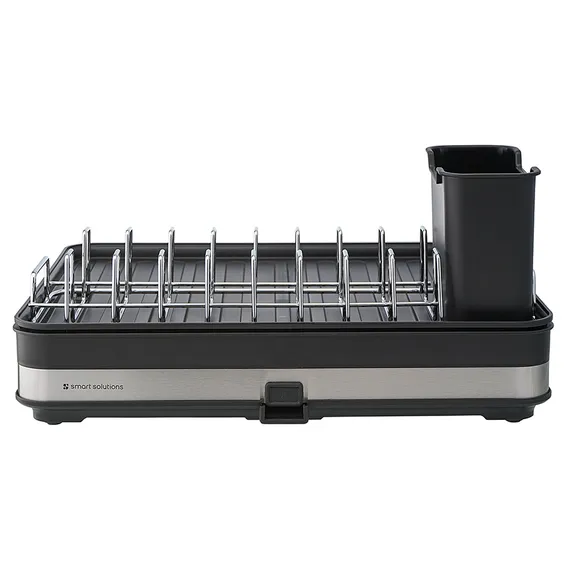 Сушилка для посуды atle раздвижная большая, черная