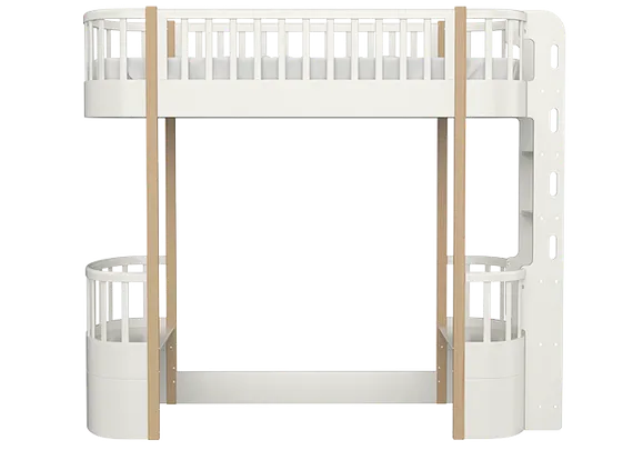 Кровать-чердак Classic (молочный)