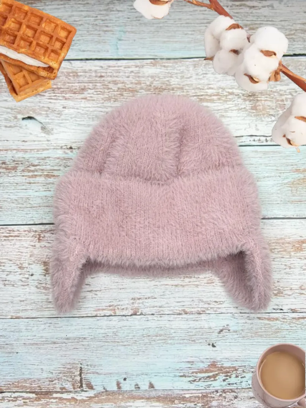 шапка ушанка зимняя пушистая