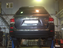 Фаркоп Балтекс для Toyota Highlander II (XU40) 2007-2015(паспорт и сертификат в комплекте)(без электрики)арт.24195821