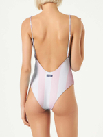 Купальник жен. слитный Saint Barth CECILLE STRIPES ANGELS розовый