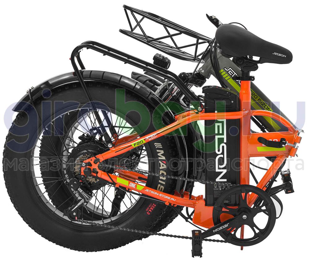 Электровелосипед Jetson F20 BIZON (48V/13Ah) - Серо-оранжевый фото №8