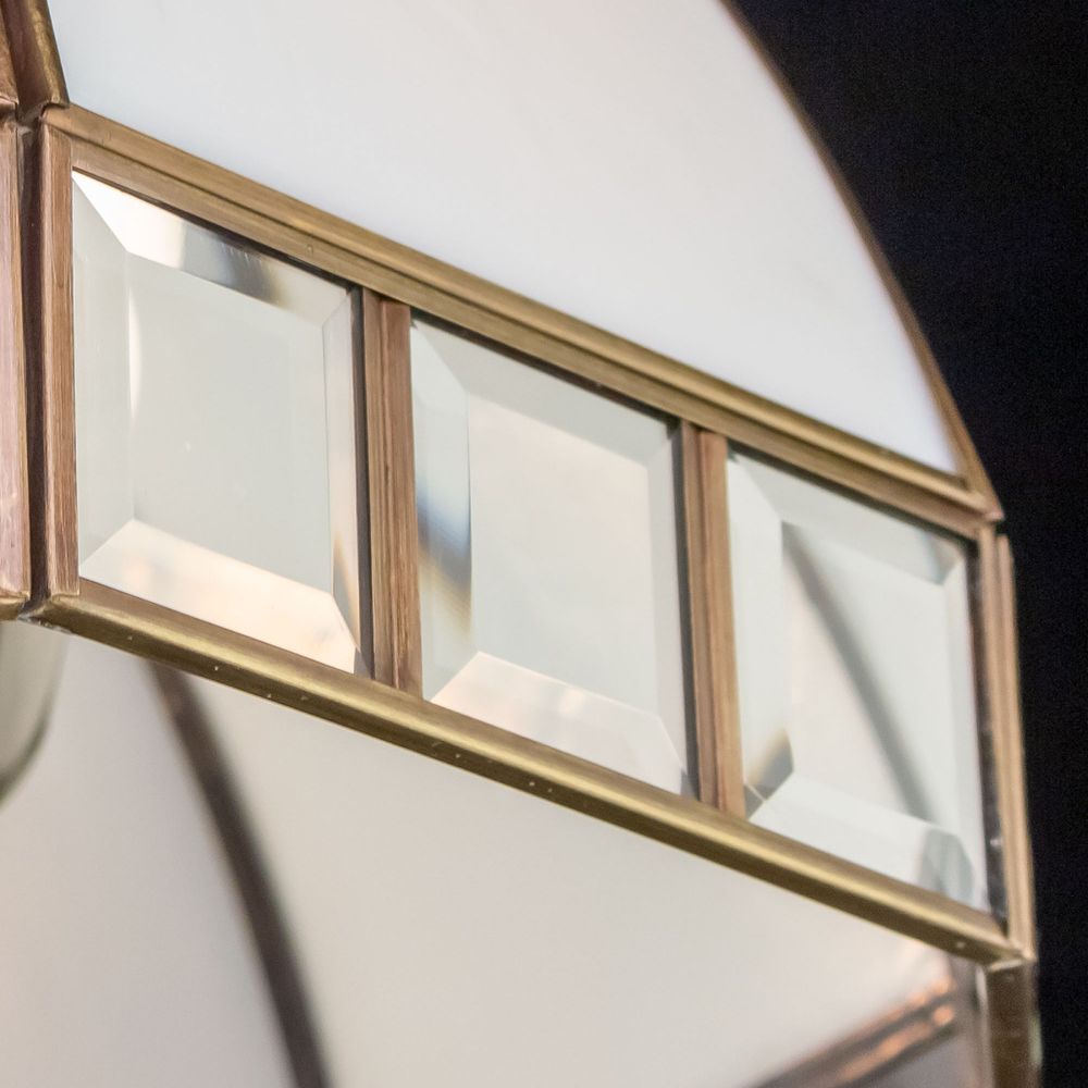 Citilux Шербург-1 CL440132 Люстра витражная подвесная Бронза