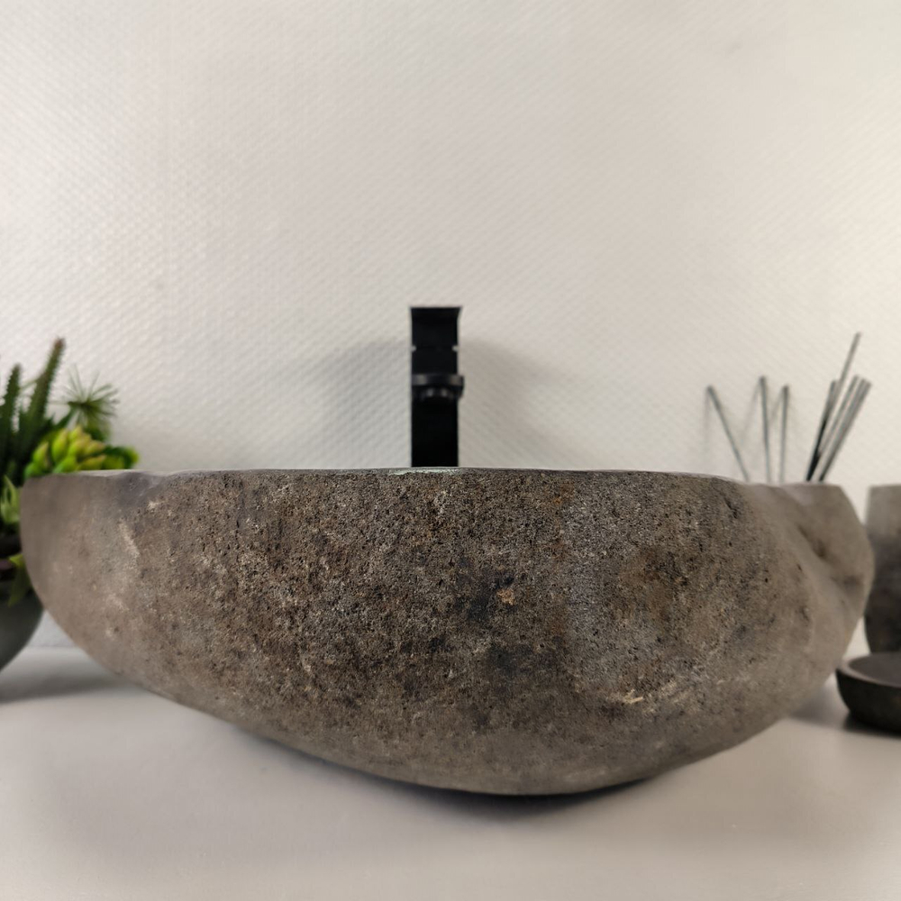 Раковина из речного камня RS-65148 53*45*16 0862