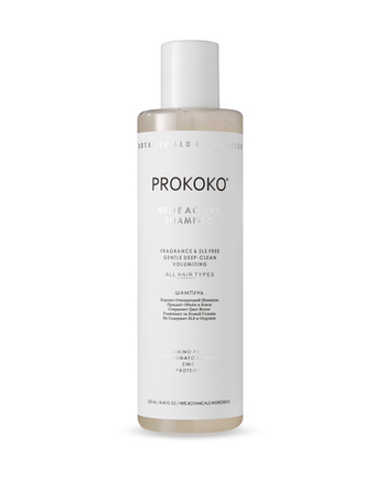 NUDE ACTIVE Нейтральный шампунь без отдушек для объёма волос