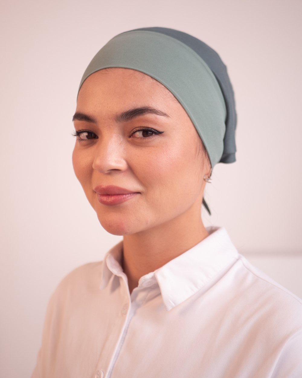 хиджаб комплект темно-зеленый