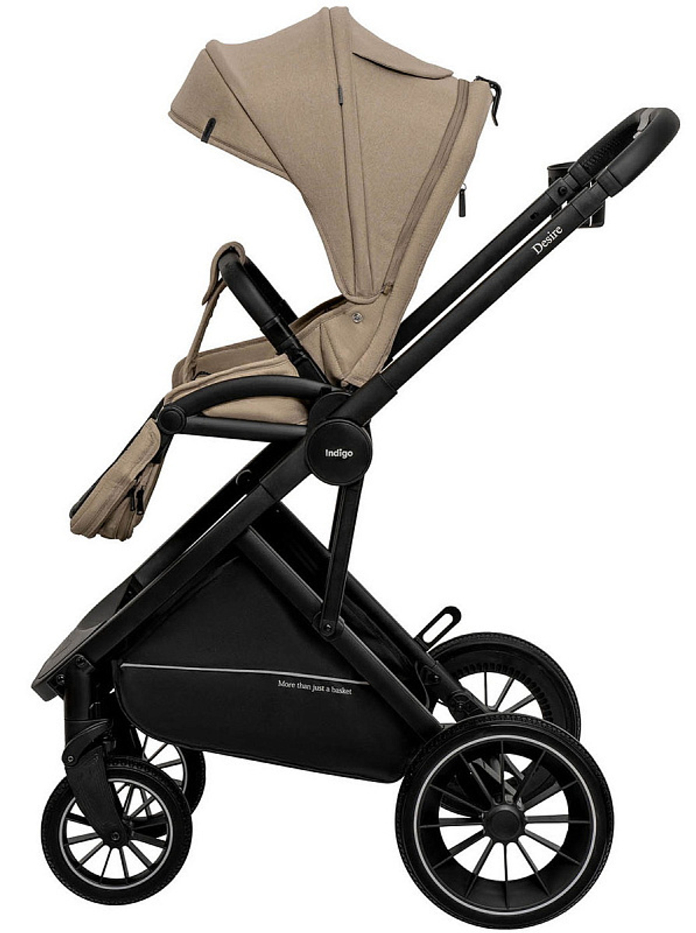 Детская коляска Indigo Desire 3 в 1 бежевый