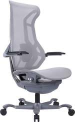 Эргономичное кресло Atom Grey Сетка Серый