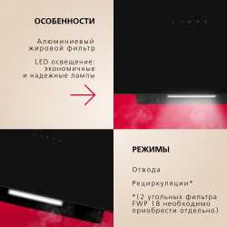 Наклонная вытяжка Hansa OKP653SBH