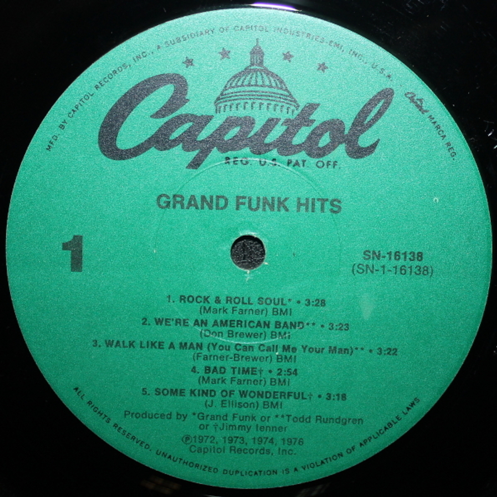 Grand Funk Railroad / Grand Funk Hits (LP)