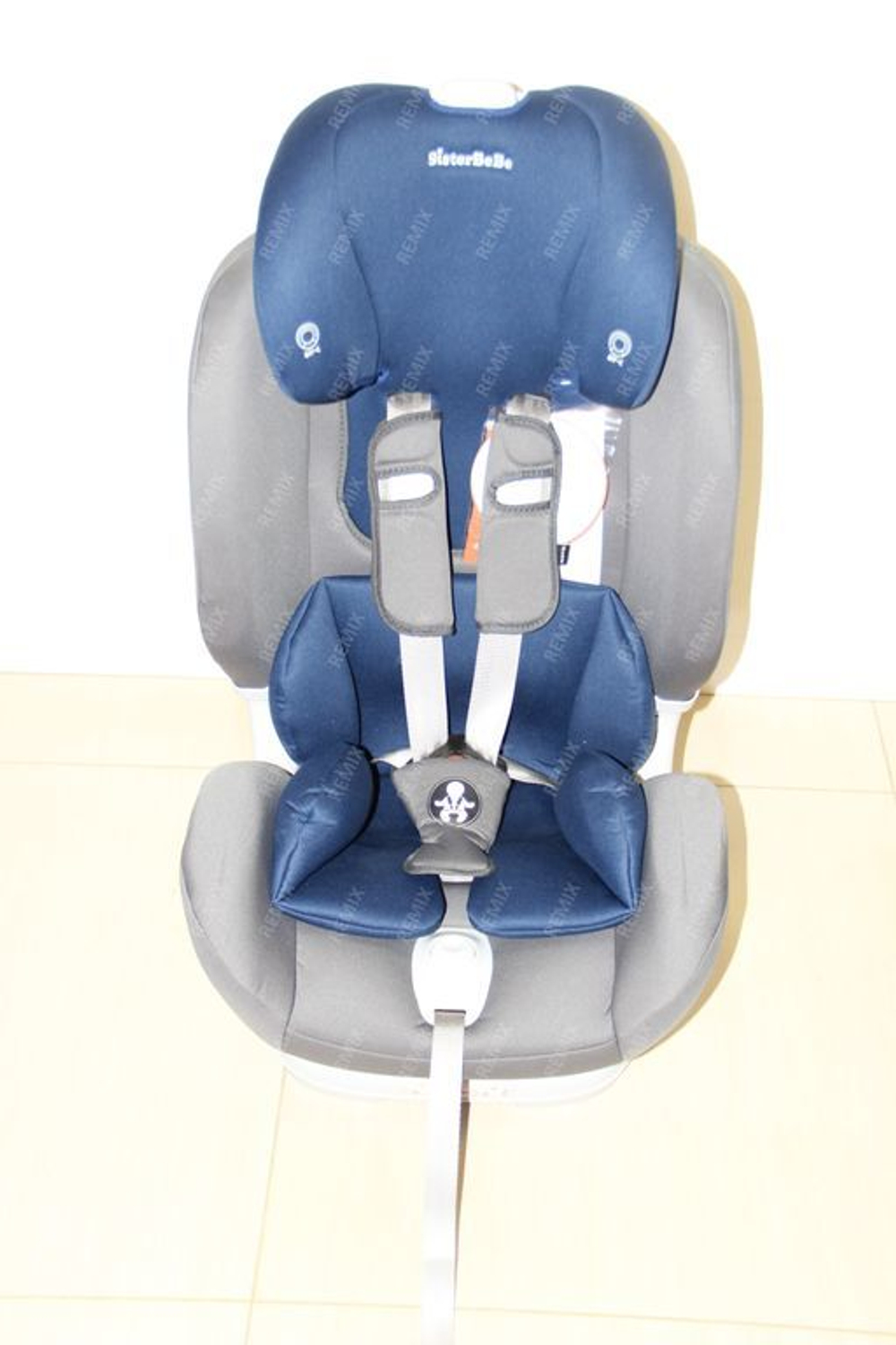 Автокресло SisterBeBe Penguin JM04 (9-36) isofix Синий/темно-серый